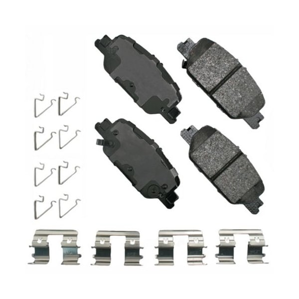 Akebono Proact Ultra Premium Ceramic Pads, Akebono Act2037 Proact ACT2037 - main